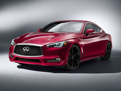 Certified 2022 INFINITI Q60 Red Sport 400 w/ Cargo Package AWD/4WD image 1