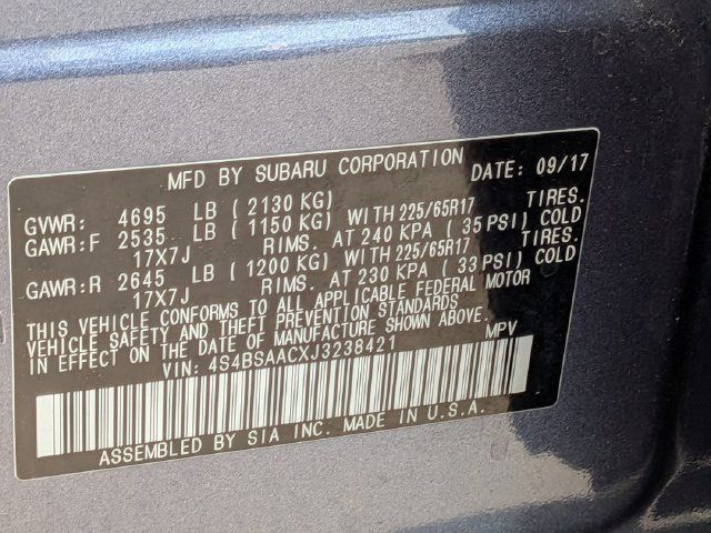 Used 2018 Subaru Outback 2.5i AWD/4WD image 35