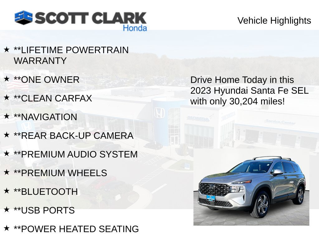 Used 2023 Hyundai Santa Fe SEL AWD/4WD image 12