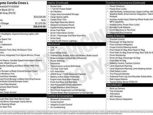 Used 2026 Toyota Corolla Cross L FWD image 6