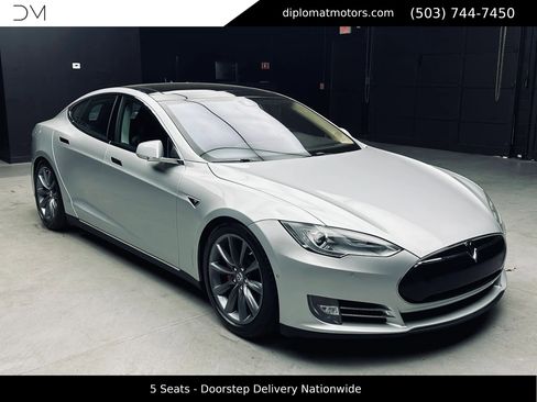 Used 2014 Tesla Model S P85D AWD/4WD image 9