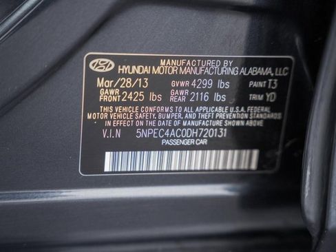Used 2013 Hyundai Sonata Limited w/ Premium Pkg image 38