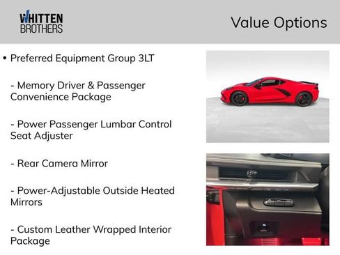 Used 2020 Chevrolet Corvette Stingray Premium Cpe w/ 3LT Preferred Equipment Group RWD image 8