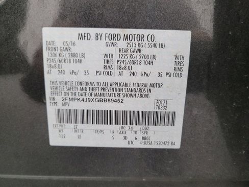 Used 2016 Ford Edge SEL w/ Equipment Group 201A image 33