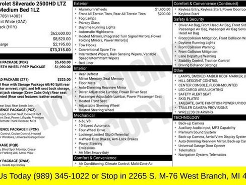 Used 2025 Chevrolet Silverado 2500 LTZ w/ LTZ Premium Package AWD/4WD image 2