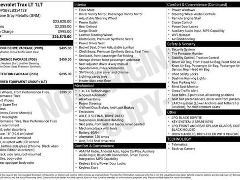 Used 2020 Chevrolet Trax LT w/ Driver Confidence Package image 20