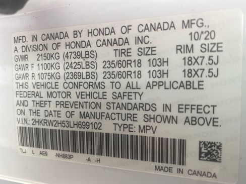 Used 2020 Honda CR-V EX image 38