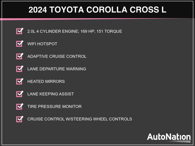 Used 2024 Toyota Corolla Cross L FWD image 3