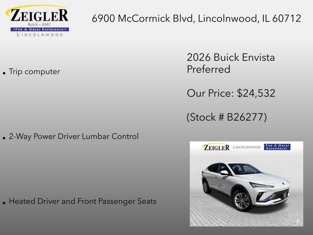 New 2026 Buick Envista Preferred w/ Convenience I Package FWD image 36