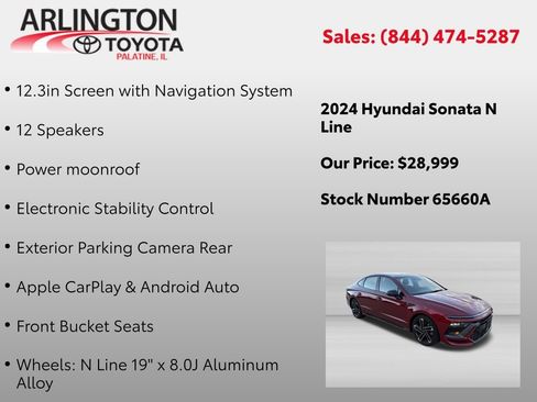 Used 2024 Hyundai Sonata N Line FWD image 2