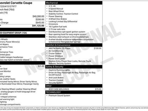 Used 2001 Chevrolet Corvette Coupe RWD image 21