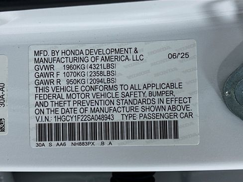 Used 2025 Honda Accord LX image 23