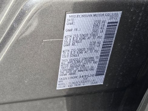Used 2023 INFINITI QX60 Luxe w/ Cargo Package FWD image 34