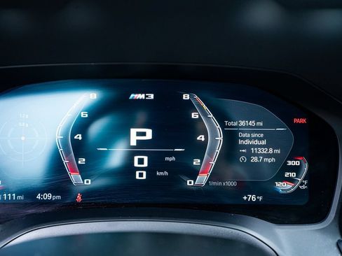 Used 2021 BMW M3 Competition w/ M Carbon Exterior Package RWD image 46