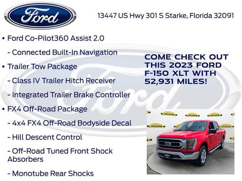 Certified 2023 Ford F150 XLT w/ Equipment Group 302A High AWD/4WD image 32