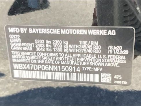 Used 2022 BMW X3 sDrive30i w/ M Sport Package 2 image 33