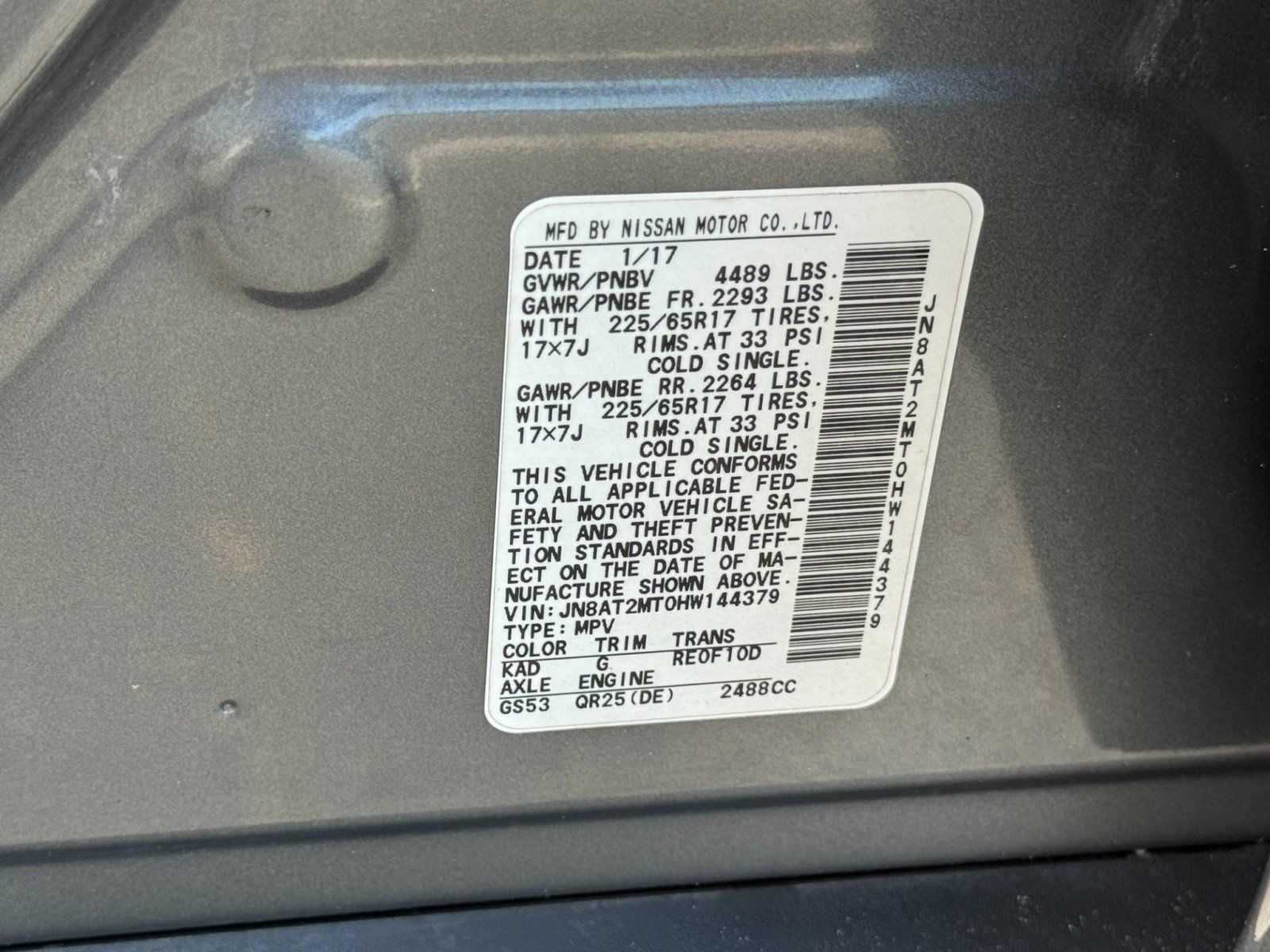 Used 2017 Nissan Rogue SV FWD image 38