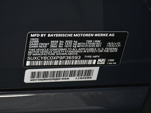 Used 2023 BMW X6 M50i w/ Executive Package image 18