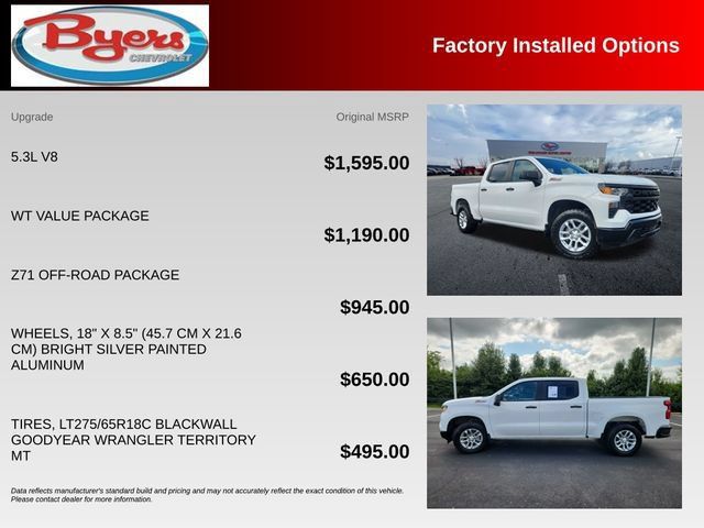 Used 2024 Chevrolet Silverado 1500 W/T AWD/4WD image 10