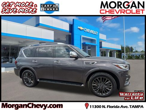 Used 2024 INFINITI QX80 Sensory w/ Cargo Package AWD/4WD image 1