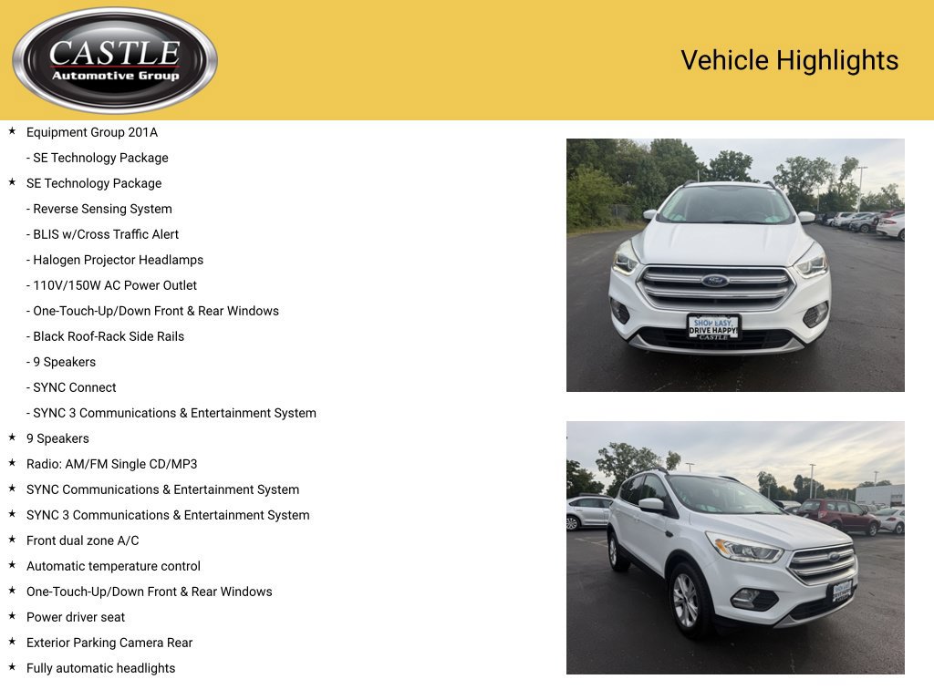 Used 2017 Ford Escape SE w/ Equipment Group 201A FWD image 4