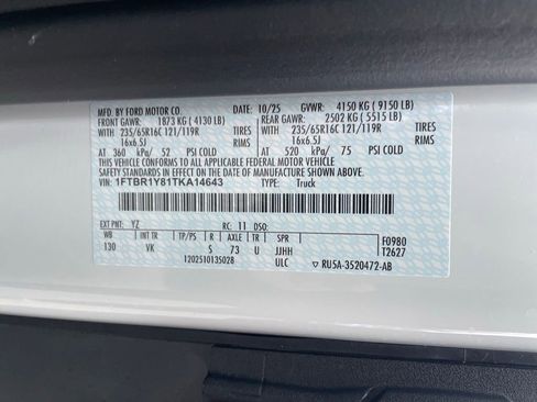 New 2026 Ford Transit 250 Low Roof RWD image 36