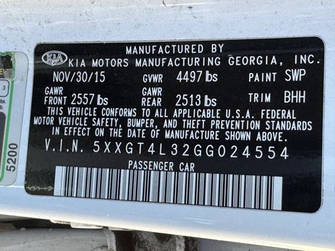 Used 2016 Kia Optima LX image 25