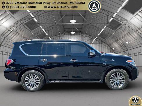 Used 2019 Nissan Armada Platinum w/ Captain's Chairs Package image 2