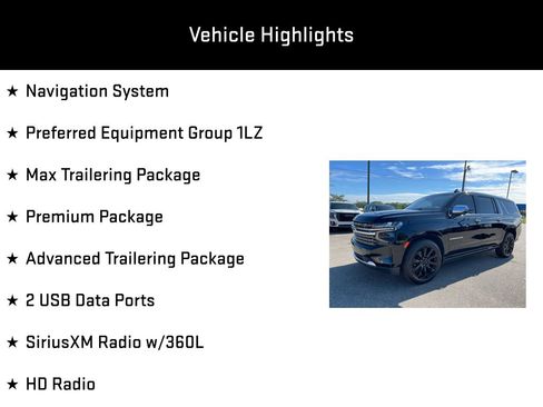 Used 2021 Chevrolet Suburban Premier w/ Premium Package image 44