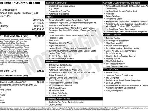 Used 2025 RAM 1500 RHO w/ RHO Level 1 Equipment Group AWD/4WD image 33