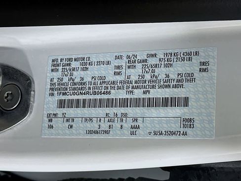 Certified 2024 Ford Escape Active image 23