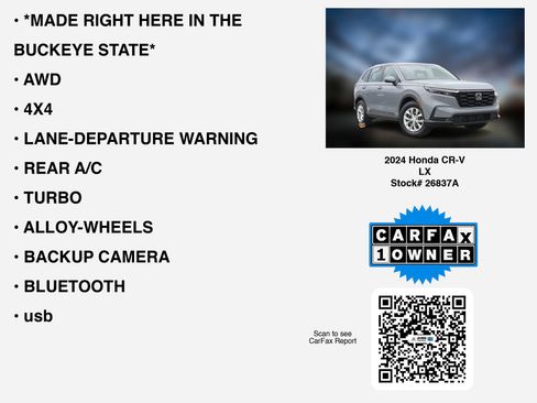 Certified 2024 Honda CR-V LX image 7