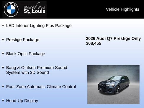 Used 2026 Audi Q7 3.0T Prestige AWD/4WD image 8
