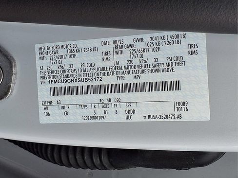 Used 2025 Ford Escape Active w/ Tech Pack #1 AWD/4WD image 23