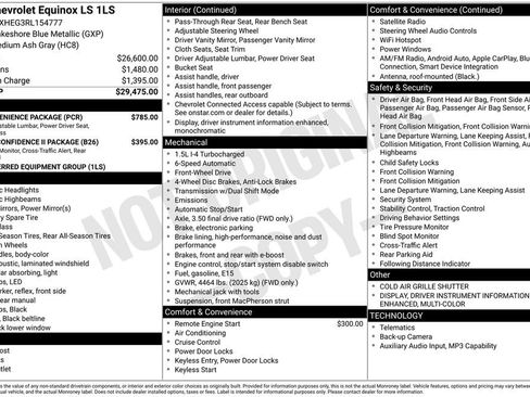 Used 2024 Chevrolet Equinox LS w/ LS Convenience Package FWD image 3