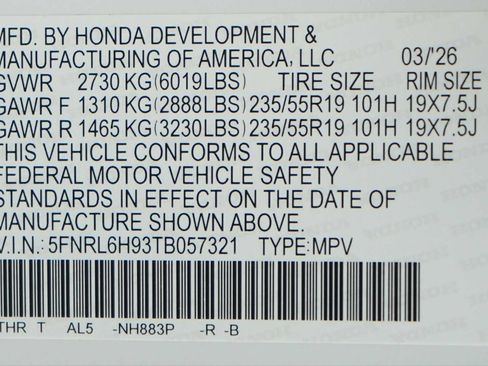 Used 2026 Honda Odyssey Elite image 30