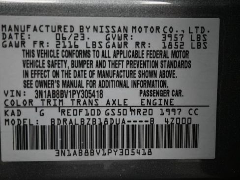 Used 2023 Nissan Sentra S FWD image 3