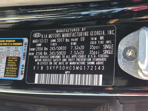 Used 2021 Kia Telluride SX w/ SX Prestige Package image 33