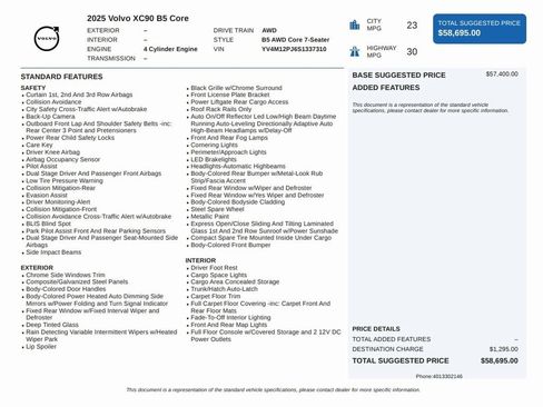 Used 2025 Volvo XC90 B5 Core image 7