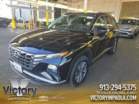 Used 2023 Hyundai Tucson Blue AWD/4WD image 1