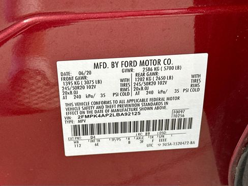 Used 2020 Ford Edge ST AWD/4WD image 31