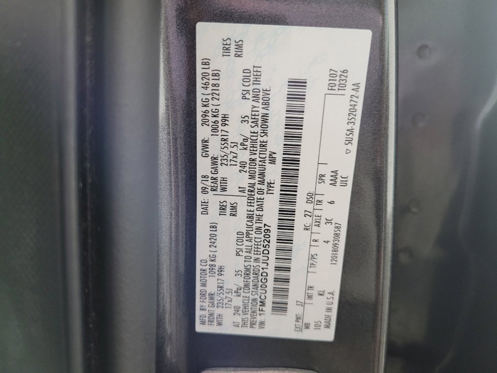 Used 2018 Ford Escape SE w/ Ford Safe & Smart Package FWD image 33