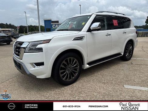 Certified 2024 Nissan Armada Platinum w/ Cargo Package RWD image 2