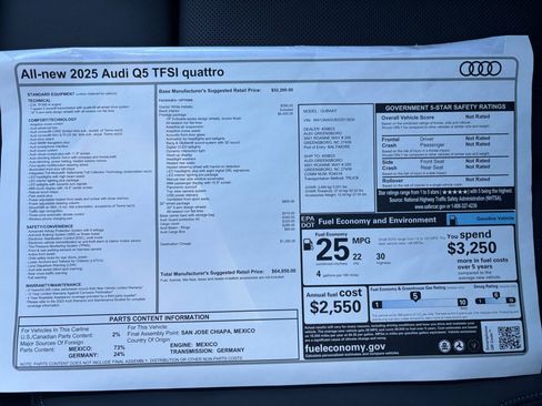New 2025 Audi Q5 Prestige image 33