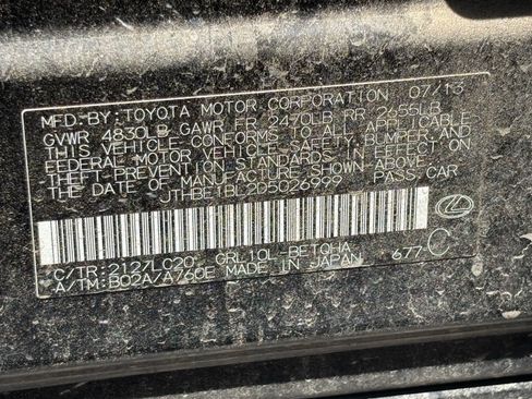 Used 2013 Lexus GS 350 w/ Premium Pkg RWD image 10