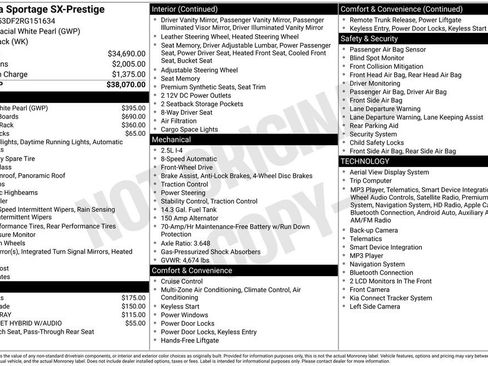 Used 2024 Kia Sportage SX FWD image 44