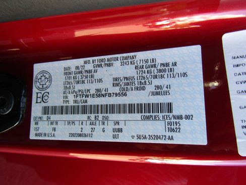 Used 2022 Ford F150 XLT w/ Equipment Group 302A High AWD/4WD image 21