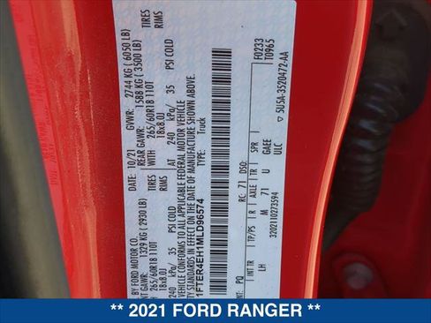 Used 2021 Ford Ranger XL RWD image 24