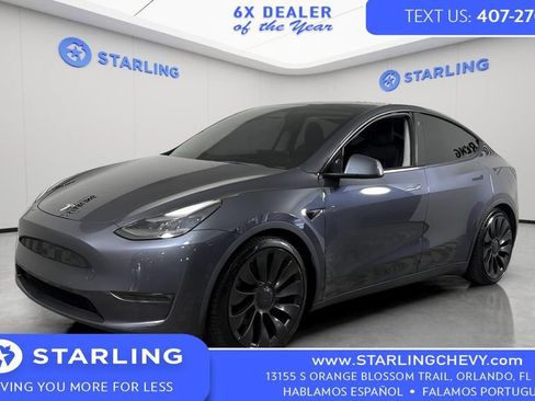 Used 2021 Tesla Model Y Performance AWD/4WD image 1