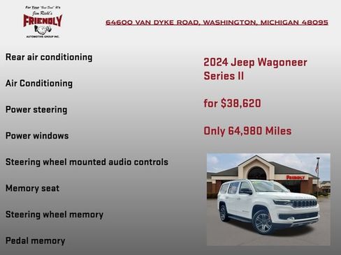 Used 2024 Jeep Wagoneer Series II w/ Flexible Seating Group AWD/4WD image 15